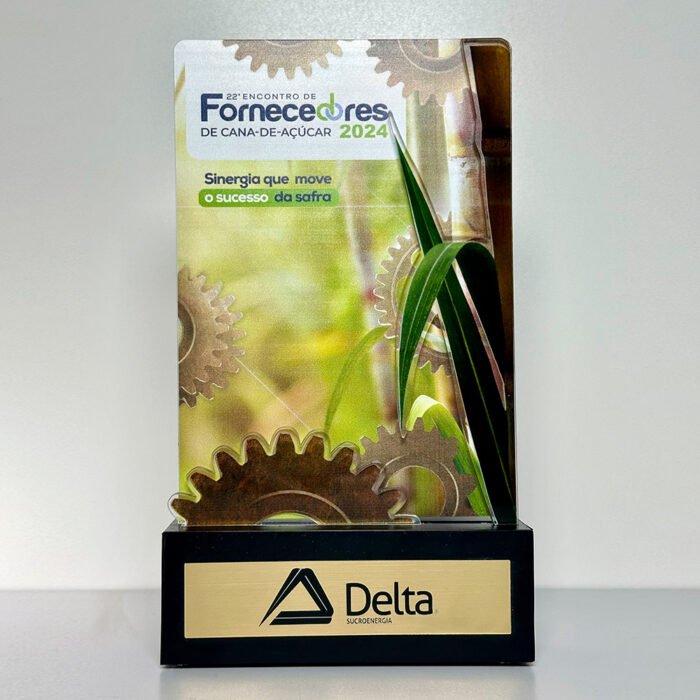 Troféu Premium em Acrílico com Sobreposição - IMGT0009