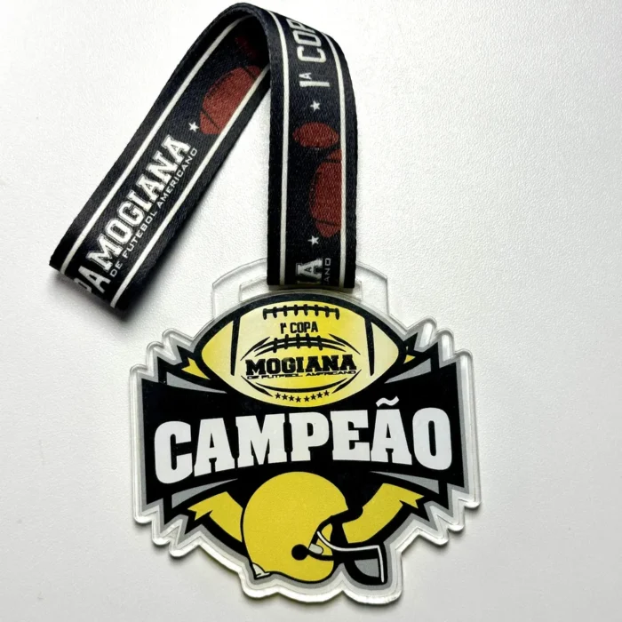 Medalha 10cm acrílico 5mm com impressão UV - IMGM0011