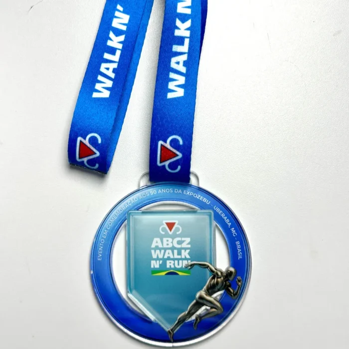 Medalha 10cm acrílico 5mm com impressão UV - IMGM0012