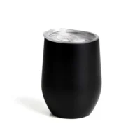 Copo Térmico C/ Tampa - Preto - 340 Ml - IC-03341