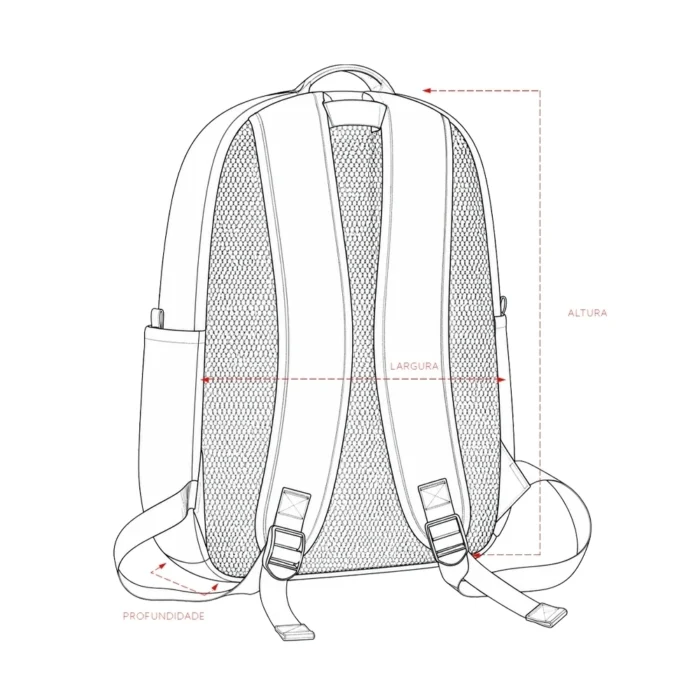 Mochila Poliéster 18L - 02617