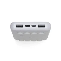 Power Bank 10.000mAh com Carregamento via Indução ou via Cabo - 04051