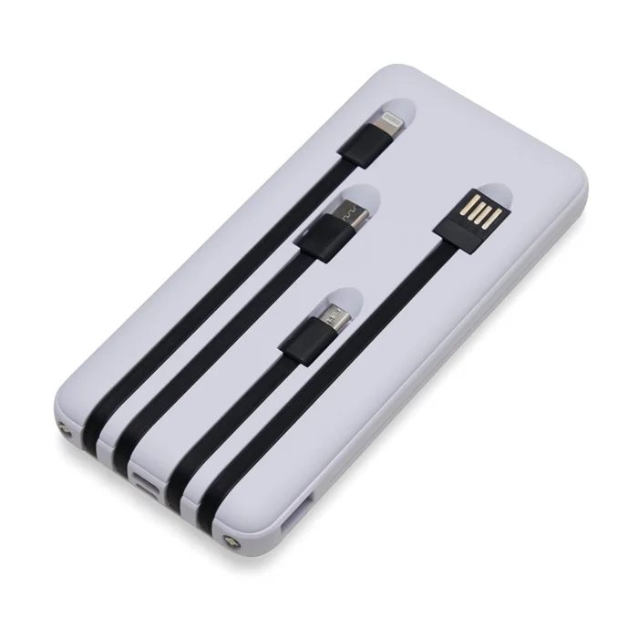 Power Bank 10.000mAh com Lanterna e Multissaídas - 04052