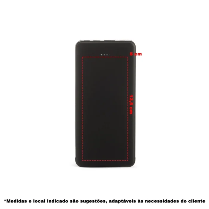 Power Bank 10.000mAh com Indicador LED - 06005