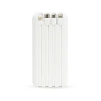 Power Bank 10.000mAh com Carregamento via Indução ou via Cabo - 06052