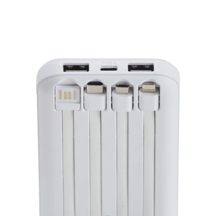 Power Bank 10.000mAh com Carregamento via Indução ou via Cabo - 06052