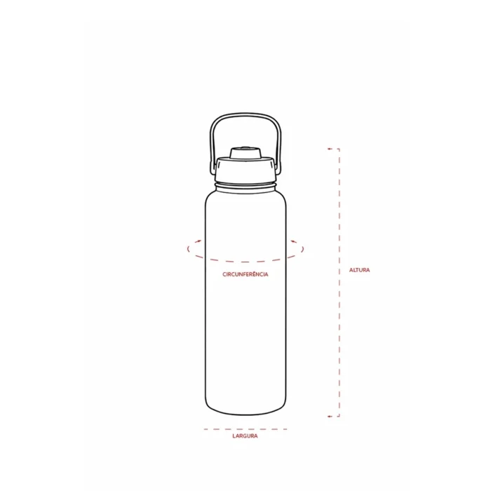 Garrafa Térmica Inox 950ml - 06097A