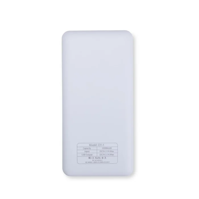 Power Bank 10.000mAh com Indicador LED - 08188