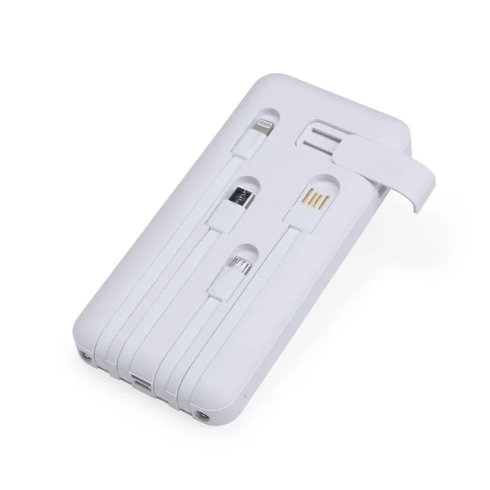 Power Bank 10.000mAh com Lanterna e Multissaídas - 08219
