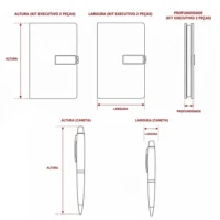 Kit Executivo 2 Peças - 15517
