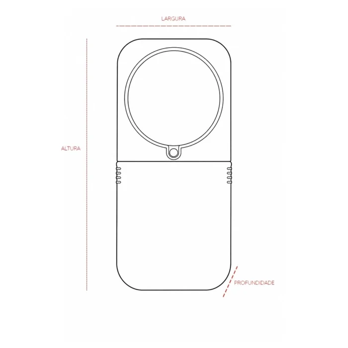 Lupa com Lanterna LED - 15519