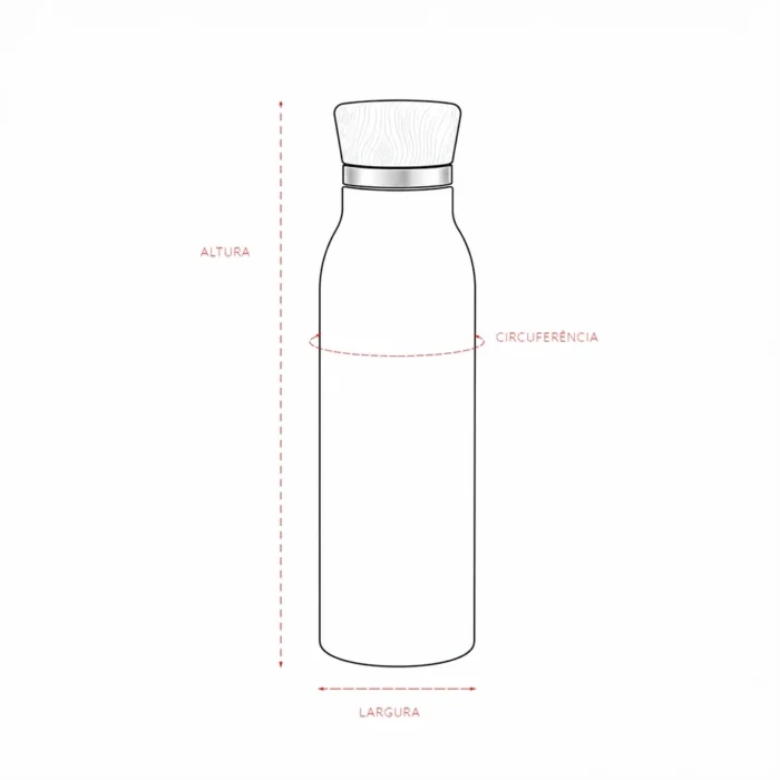 Garrafa Térmica 600ml - 19072