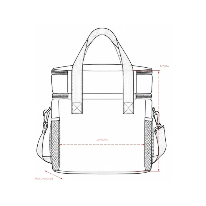 Bolsa Térmica Dupla 16 Litros - 19079