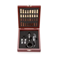 Kit Vinho Xadrez 4 Peças - 19125