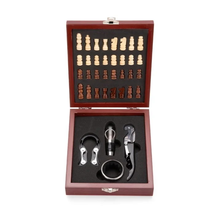 Kit Vinho Xadrez 4 Peças - 19125