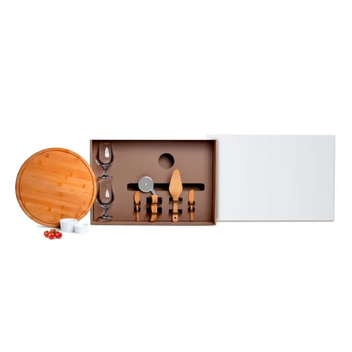 Kit Pizza E Cerveja - 9 Pçs - KT-90002-BCO