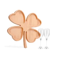 Kit Petisco E Champagne - 3 Pçs - Não Acompanha Garrafa - KT-90005