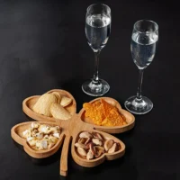 Kit Petisco E Champagne - 3 Pçs - Não Acompanha Garrafa - KT-90005