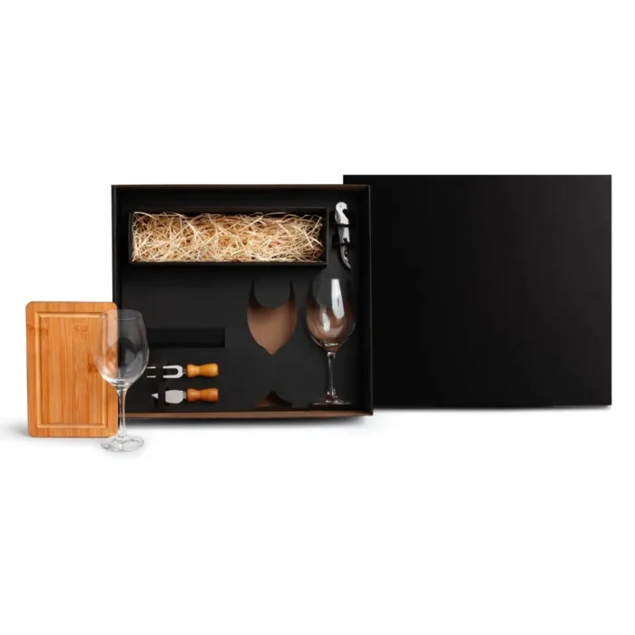 Kit Queijo E Vinho - 6 Pçs - KT-90395