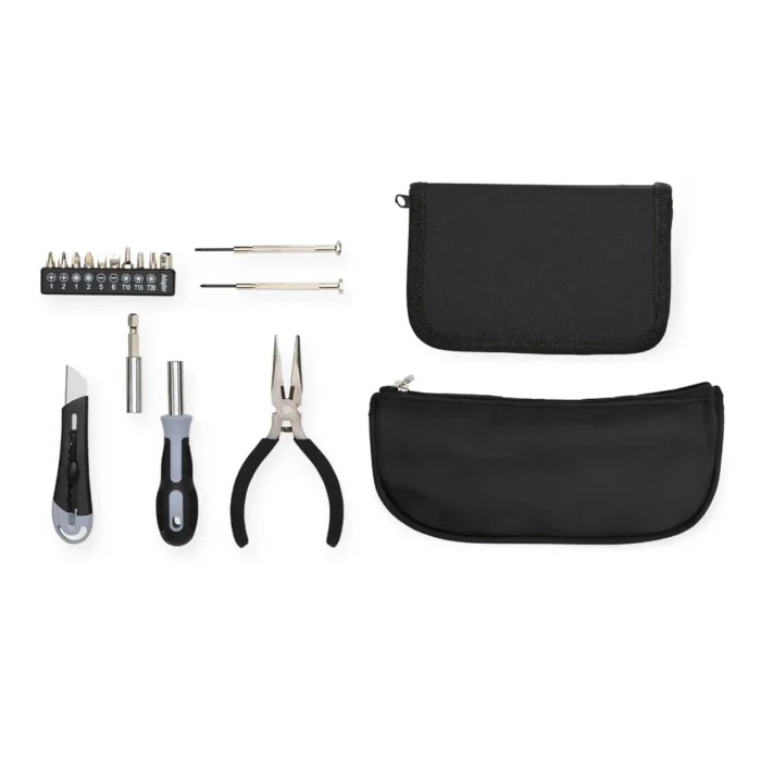 Kit Necessaire E Conjunto De Ferramentas - 17 Pçs - KT-90407