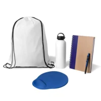 Kit Boas Vindas - 5 Pçs - Branco/Azul - KT-90516