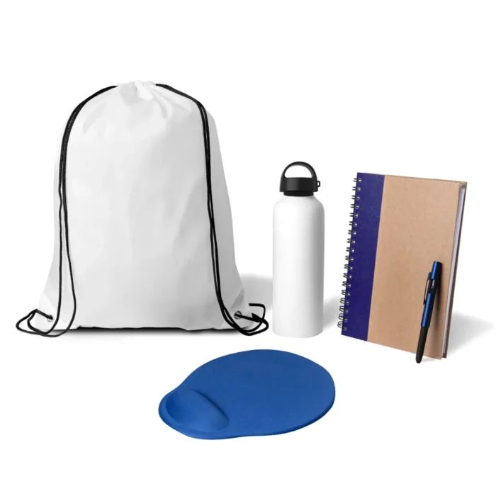 Kit Boas Vindas - 5 Pçs - Branco/Azul - KT-90516