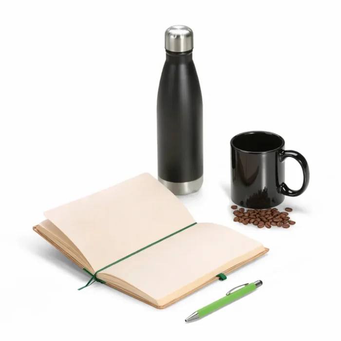 Kit Escritório - Verde - 4 Pçs - KT-90530