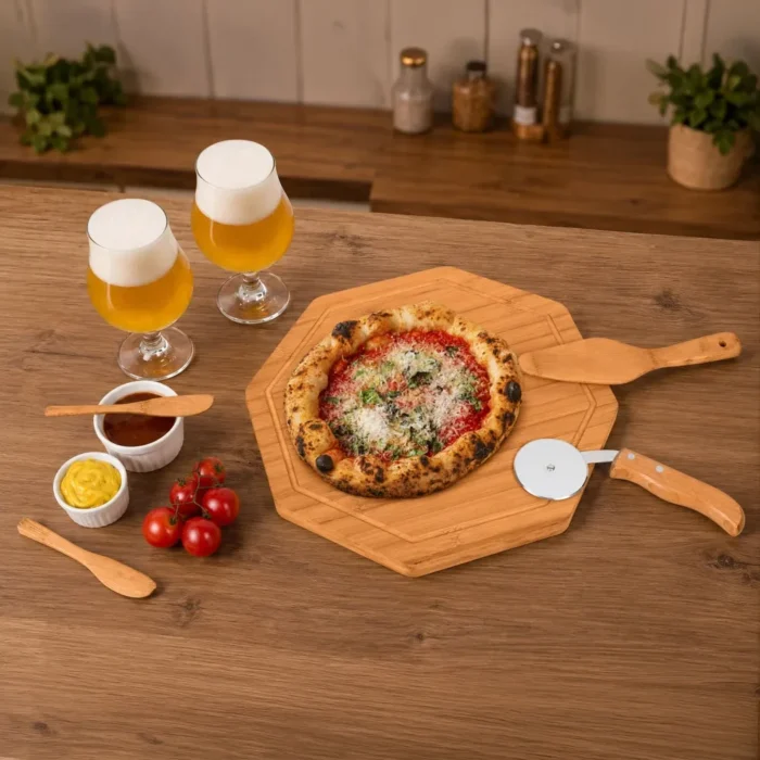 Kit Para Pizza / Petisco / Cerveja - 9 Pçs - KT-90604