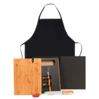 Conj. Para Churrasco Em Bambu Com Amolador - 5 Pçs - KT-90606