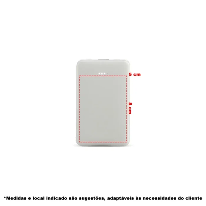 Power Bank Plástico 5.000mAh - 05089