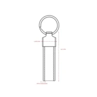 Chaveiro Metal com PU - 19234